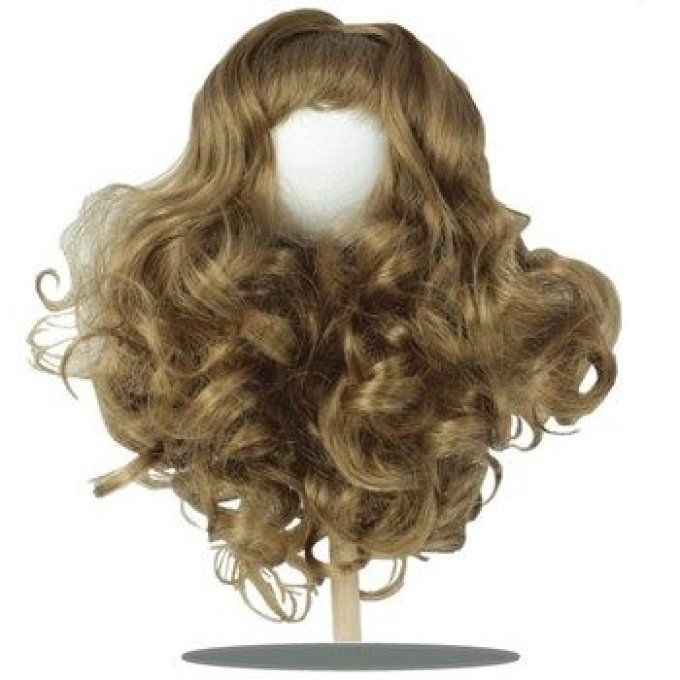 Perruque de poupée cheveux bouclés CASTANO