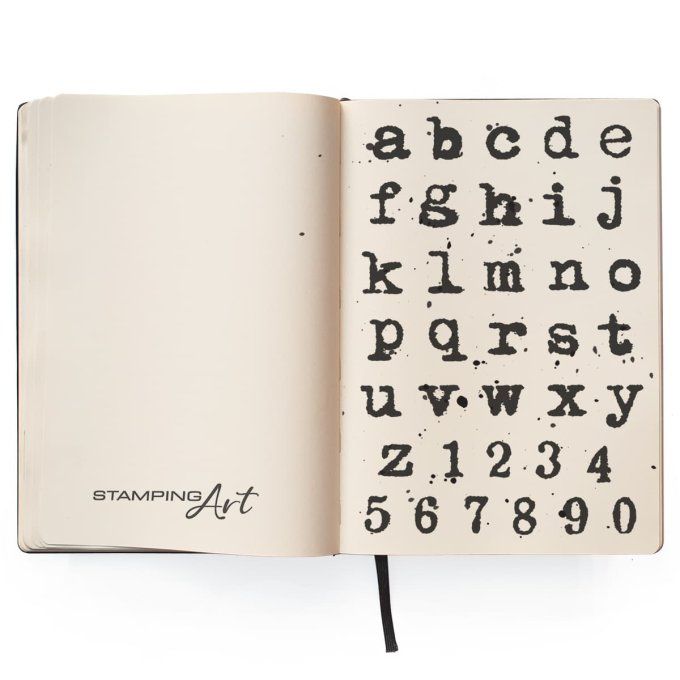 CLEAR STAMP SET 4"X6" REMINGTON LOWERCASE ALPHABET
