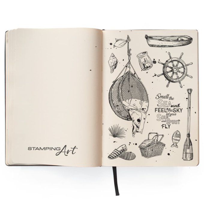 CLEAR STAMP SET 4"X6" LET YOUR SOUL FLY