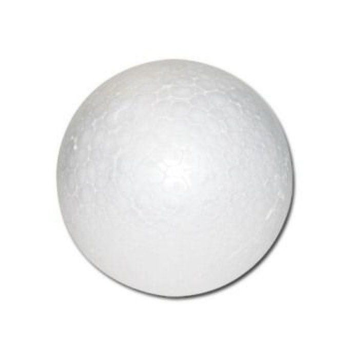 Boule de polystyrène 9 cm