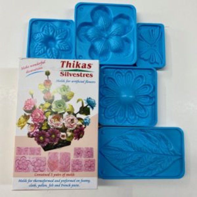 Moule pour les fleurs et les feuilles Silvestre