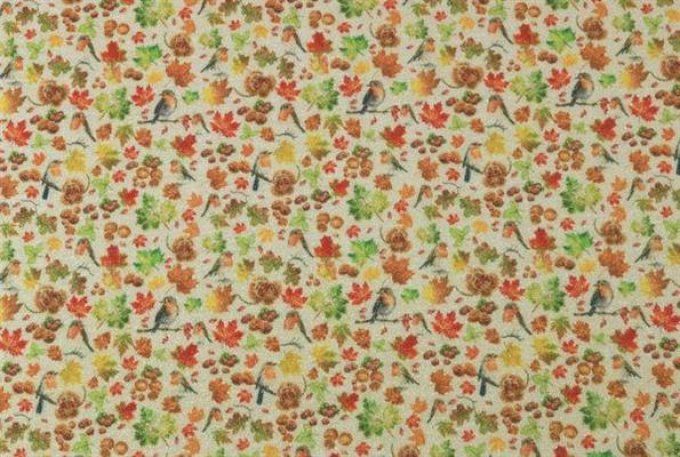 Tissu Jersey imprimé LUREX BRILLANT col. Automne cm. 35x50