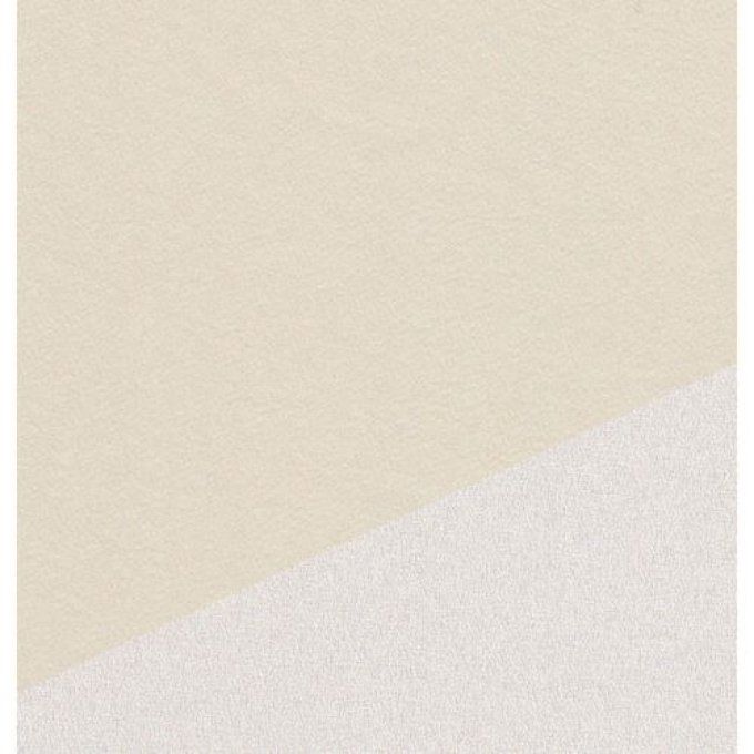 Tissu Primette Beige et Blanc