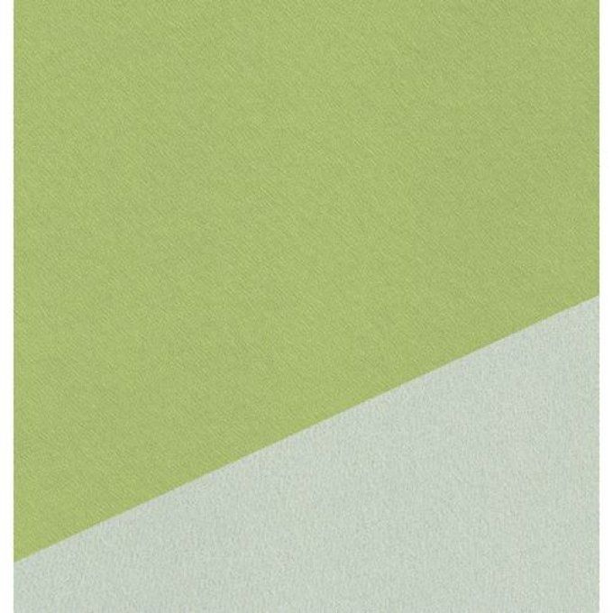 Primette Green Reseda et tissu blanc