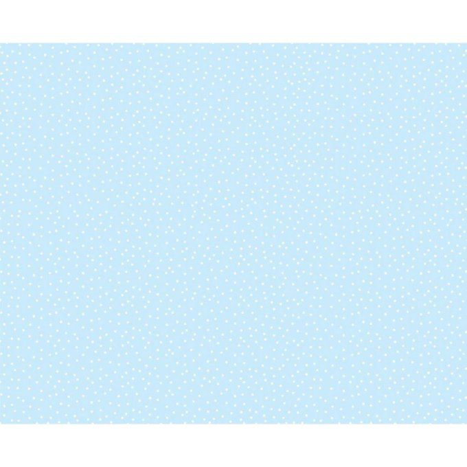 Tissu imprimé Jersey bleu clair à pois Capriccio cm 35 x 50
