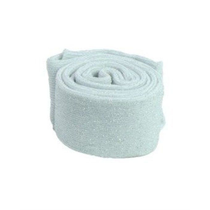 Mini tubulaire Lurex Lait et argent