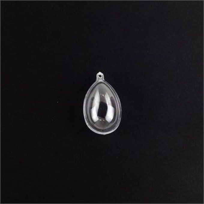 Oeuf en plexiglas 8 cm