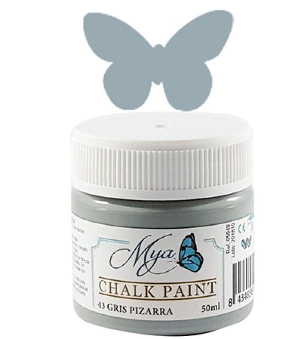 Chalk Paint MYA Gris Pizarra 50ml 43